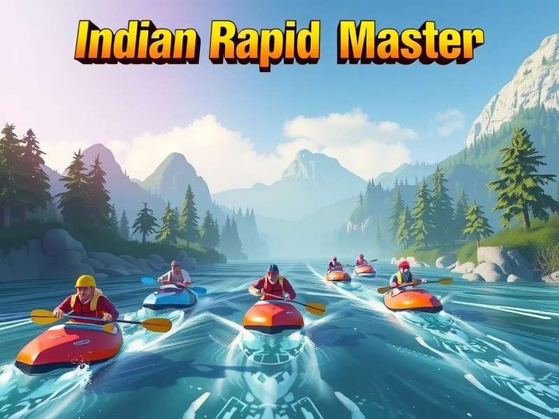 Indian Rapids Master gameplay showing river racing